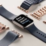 Smart watch straps in leather, silicone, metal, and nylon